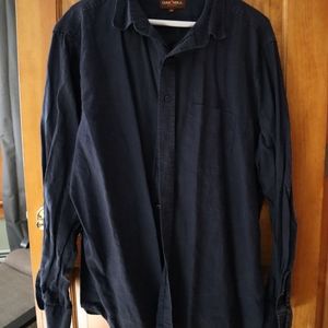 *3 for $25* casual dark blue button down